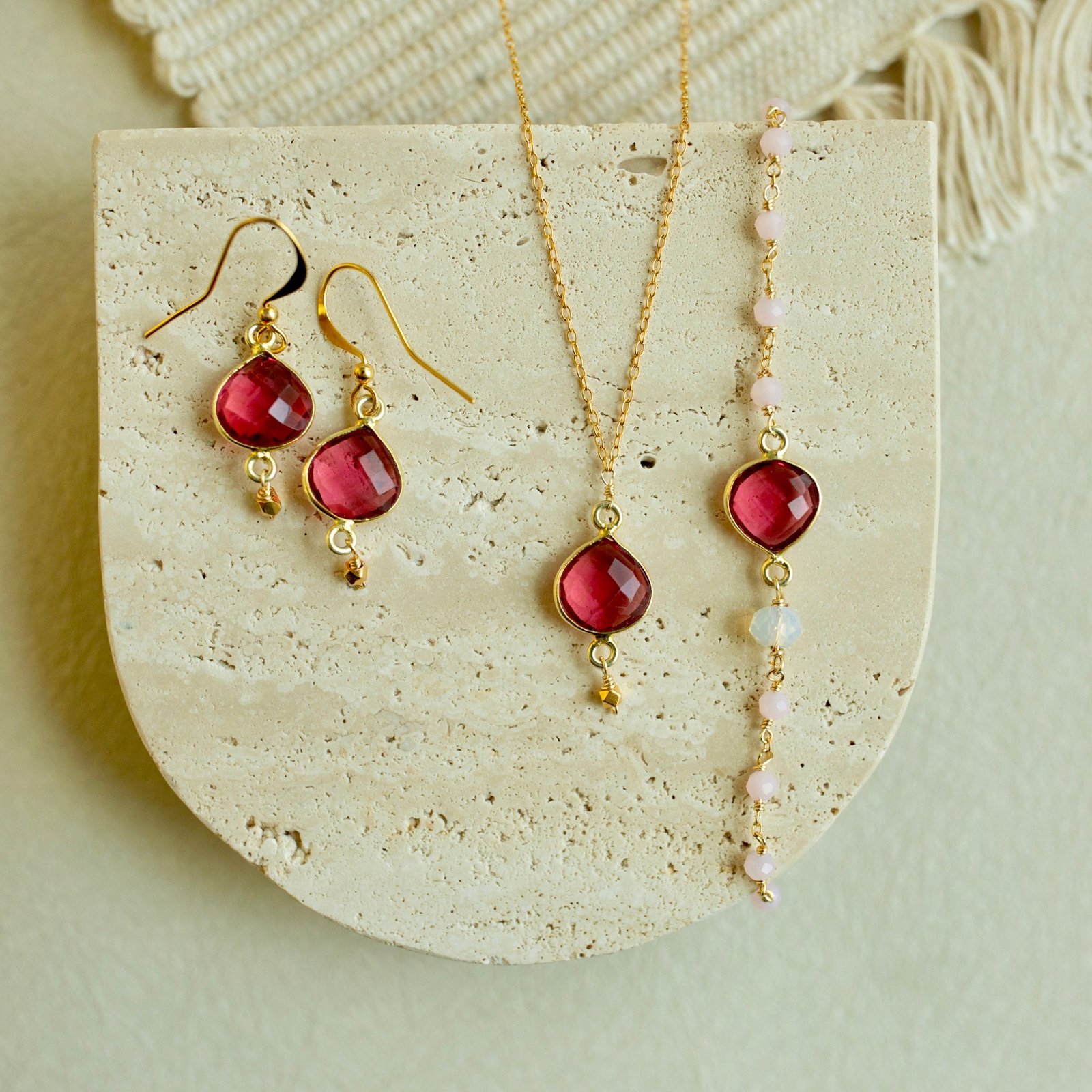 Pink Tourmaline Ballet Bracelet - Image 6