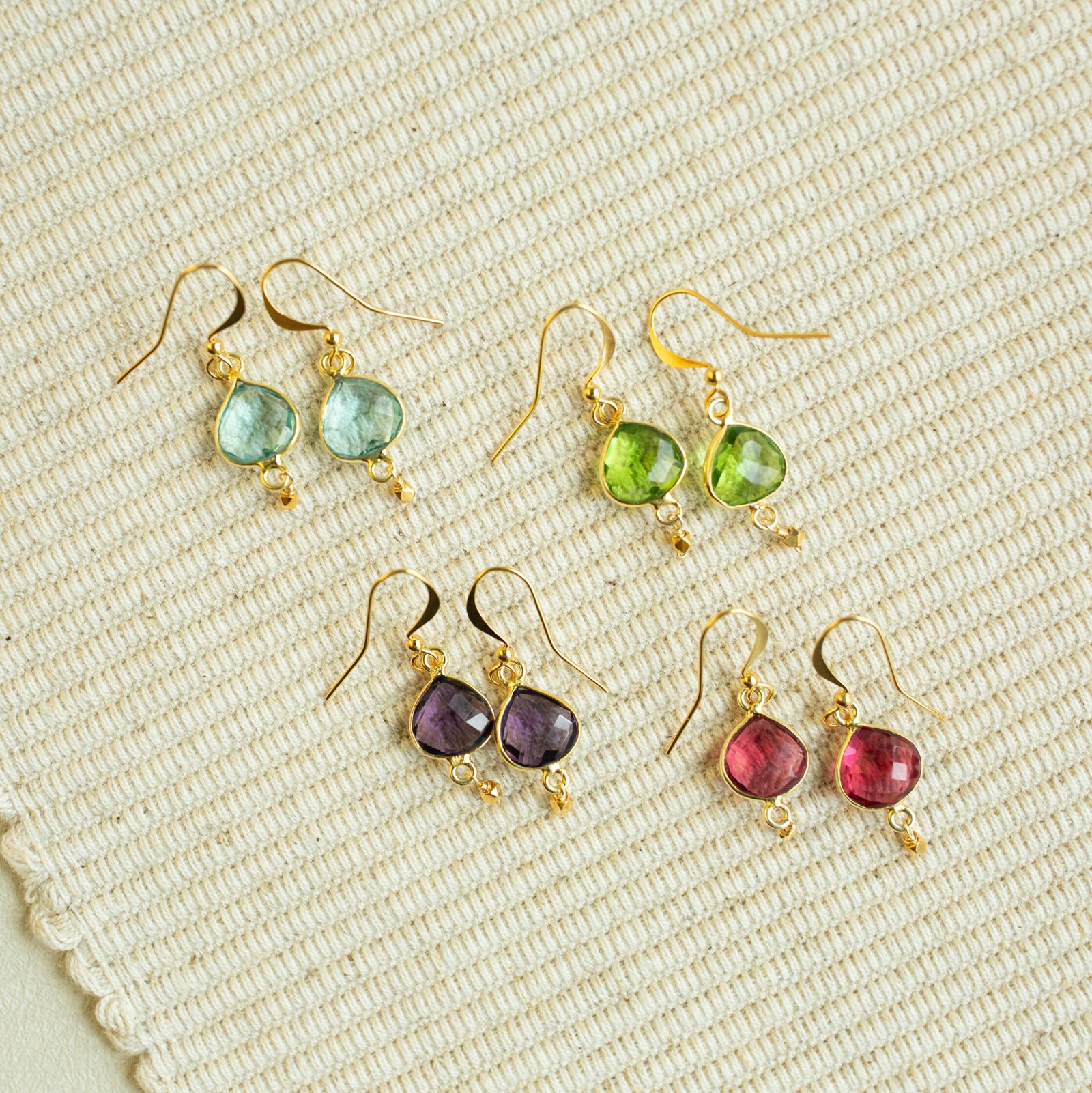 Peridot Ballet Drop Earrings - Image 5