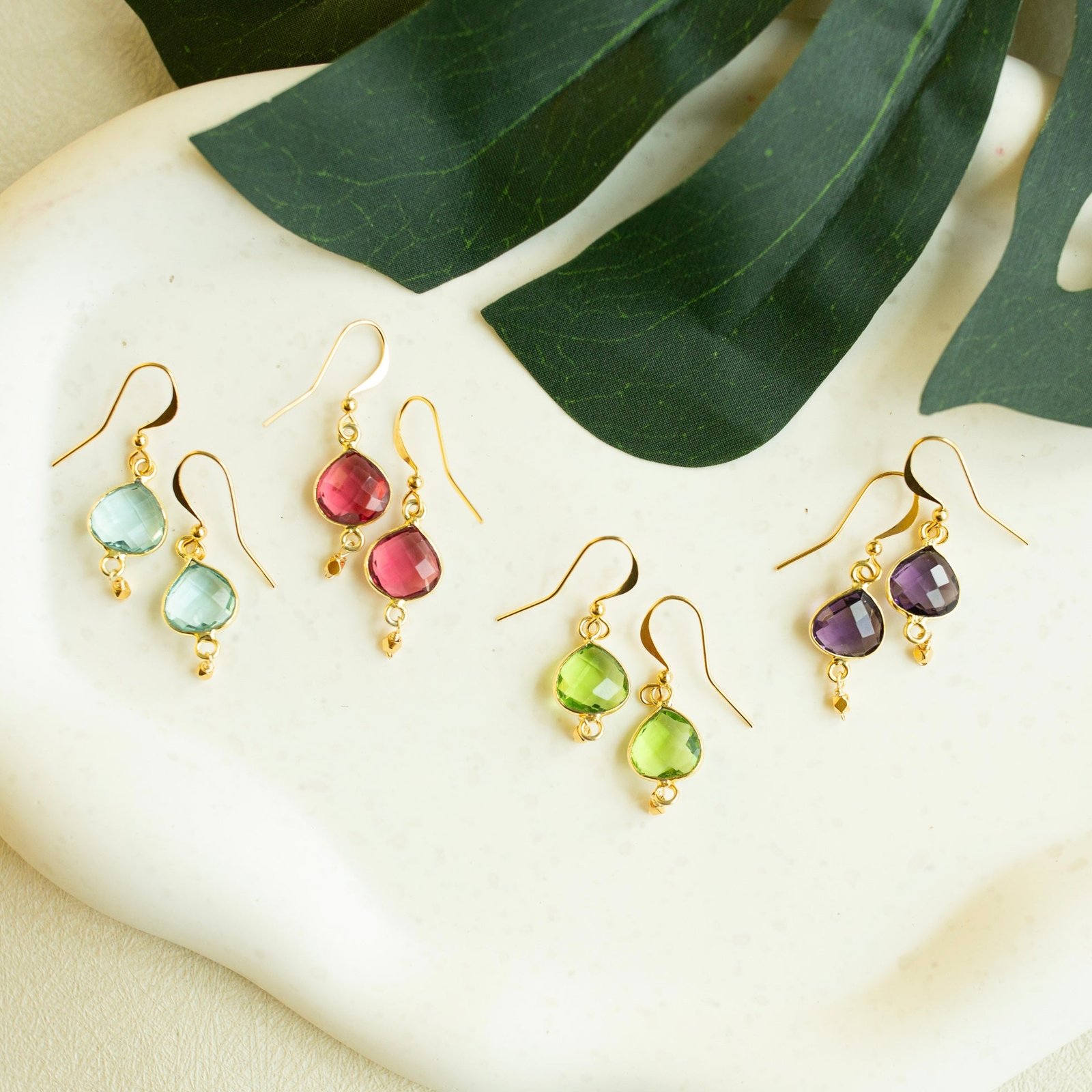 Amethyst Ballet Drop Earrings - Image 4