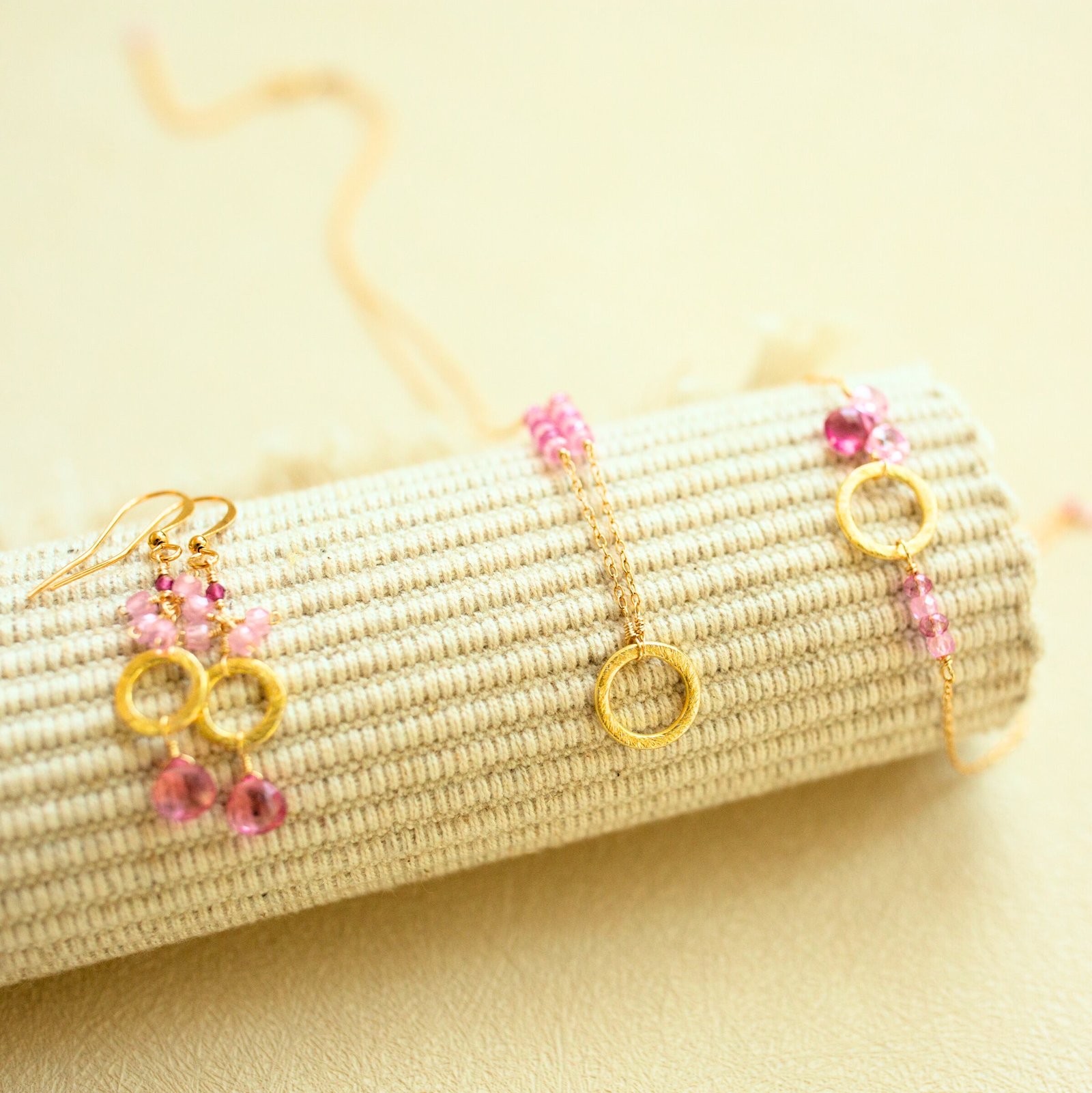 Pink Tourmaline Solara Bracelet - Image 3