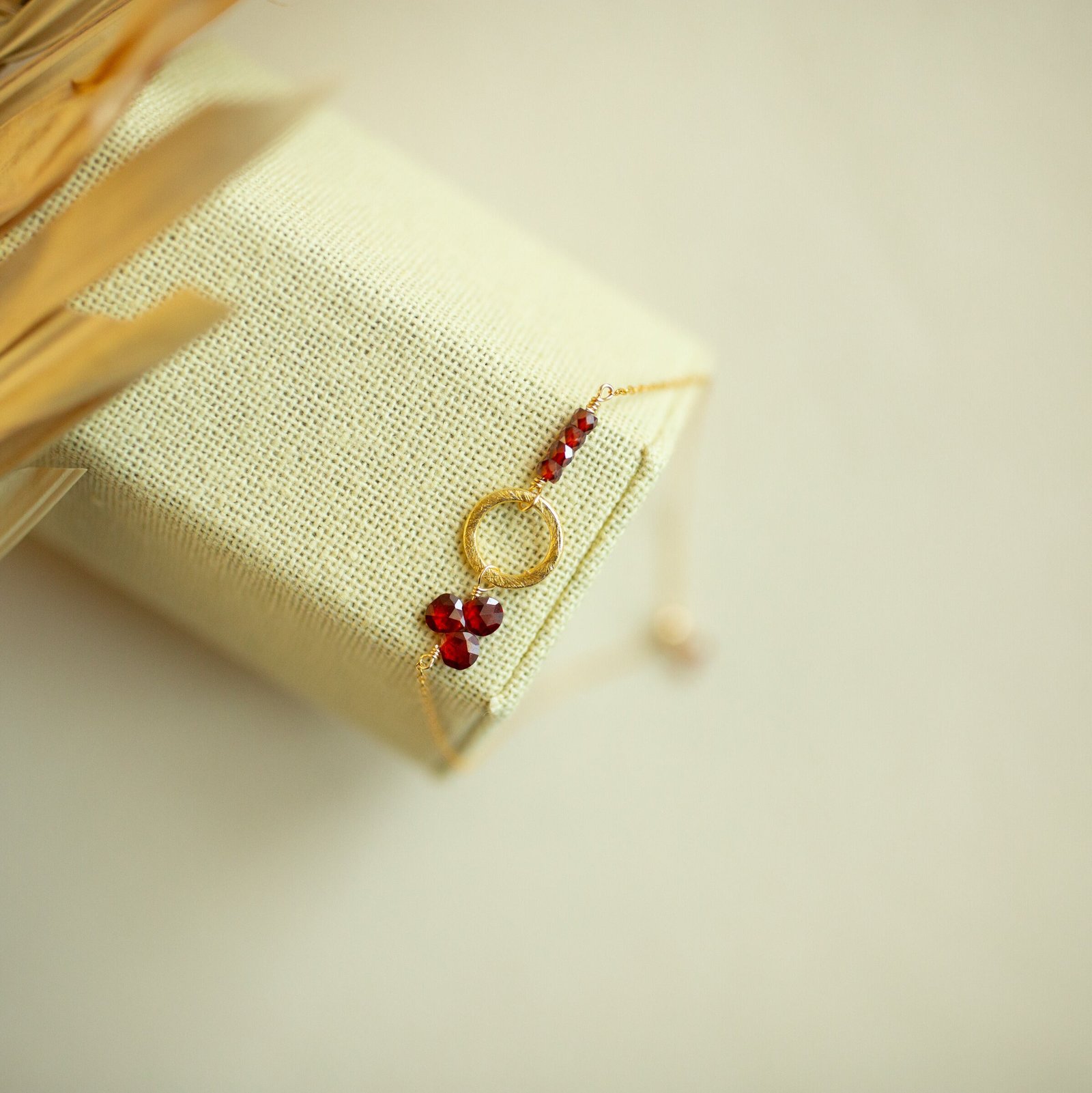 Garnet Solara Bracelet