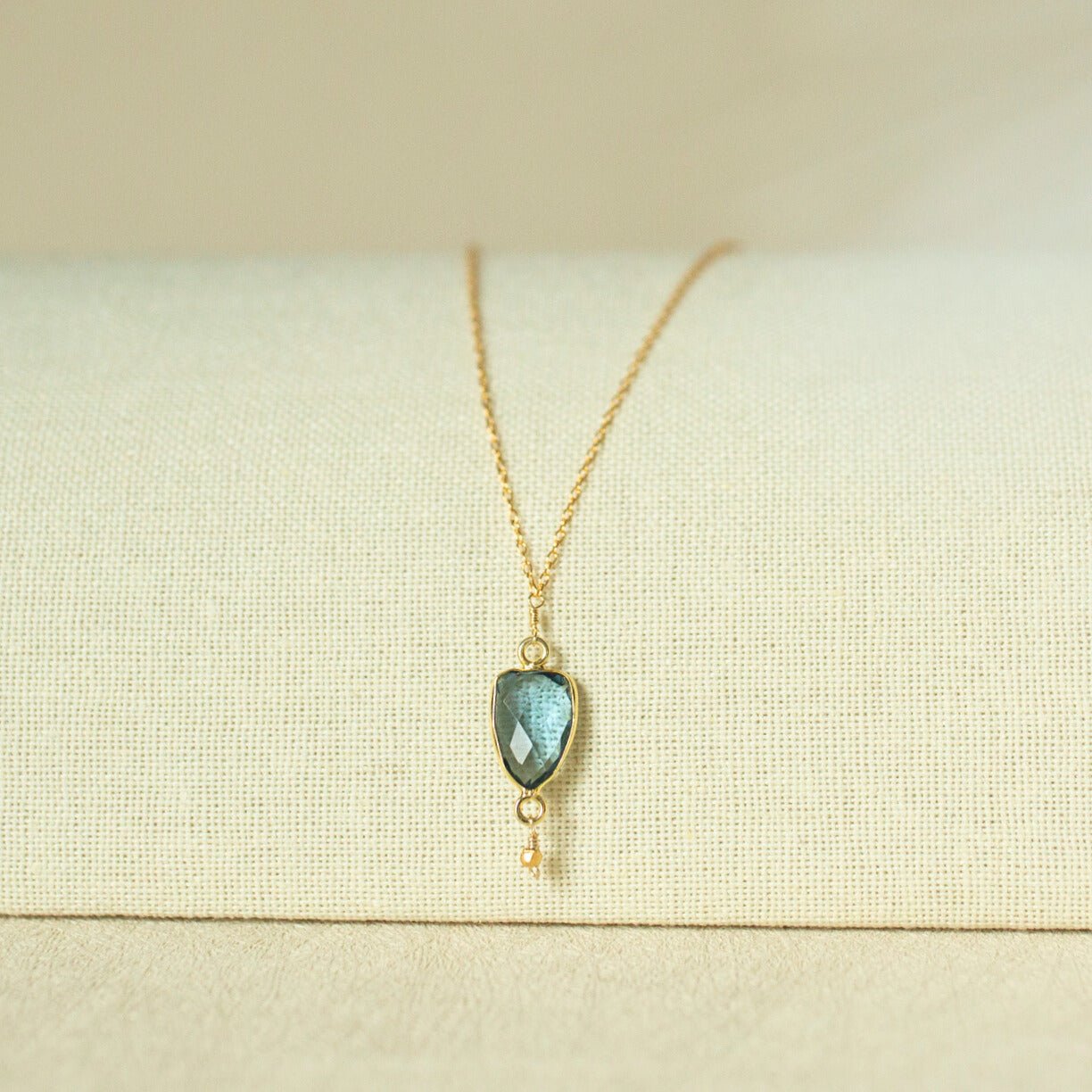London Blue Silver Isla Necklace - Image 5
