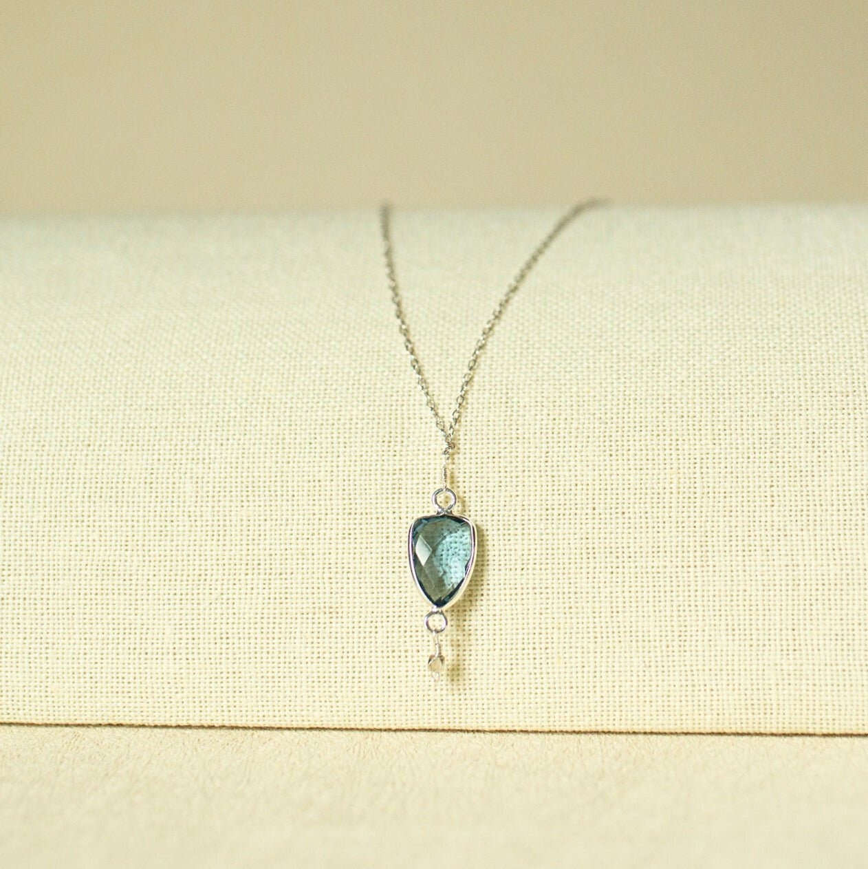 London Blue Silver Isla Necklace - Image 3