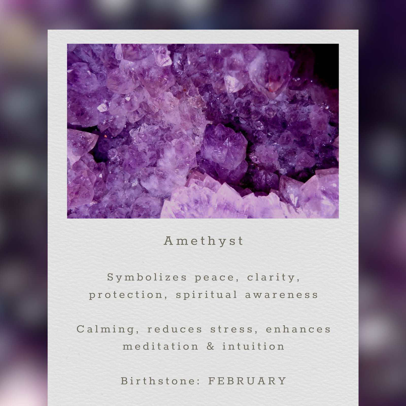 Amethyst Ballet Necklace - Image 4