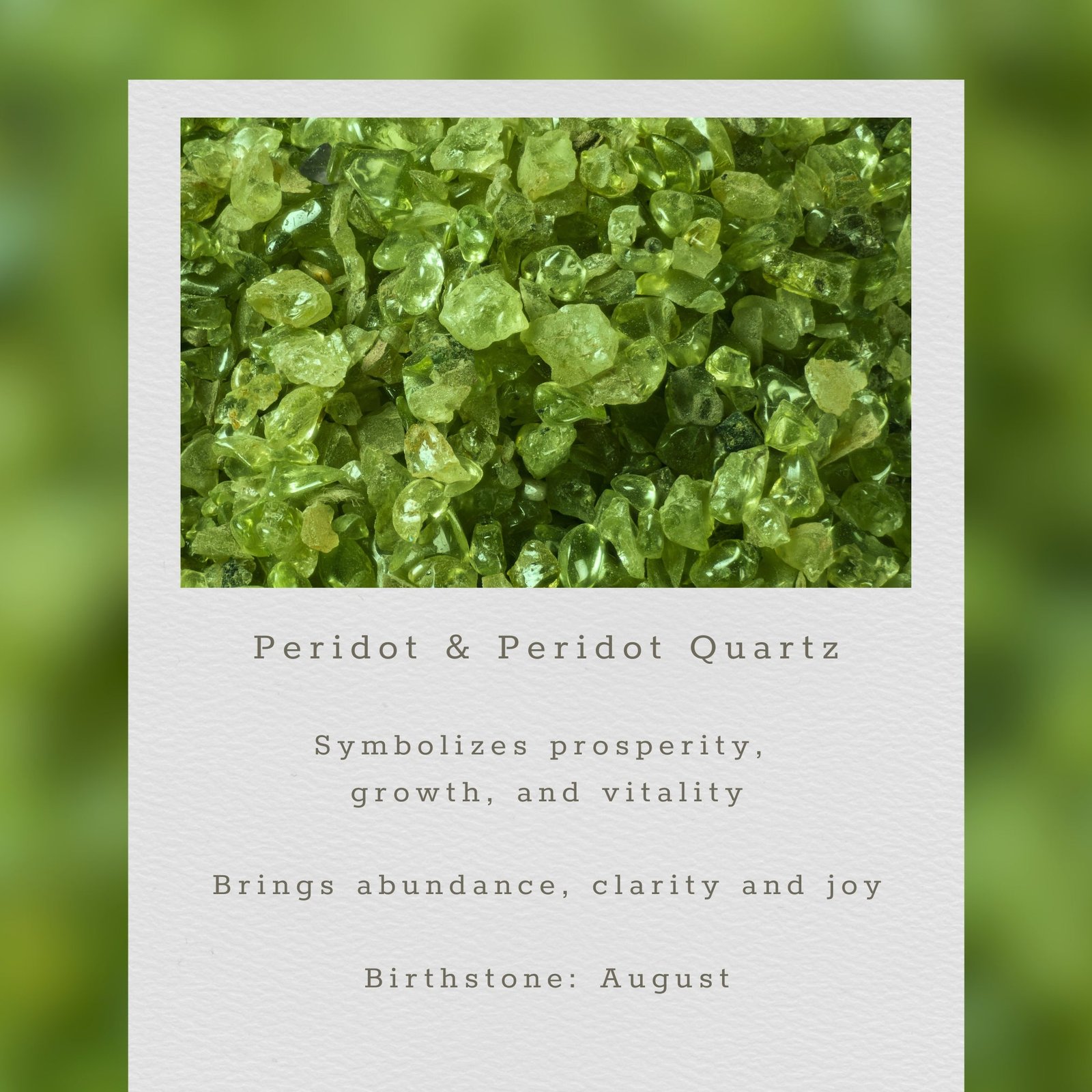 Peridot Ballet Bracelet - Image 7