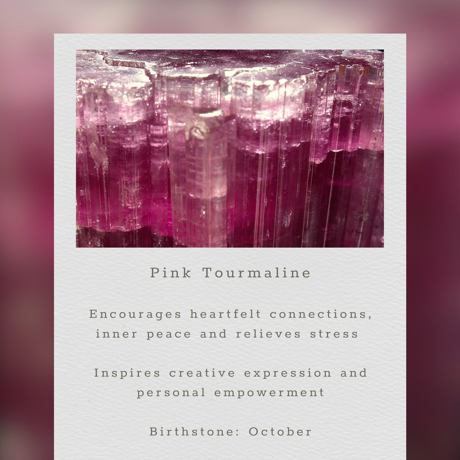 Pink Tourmaline Ballet Bracelet - Image 8