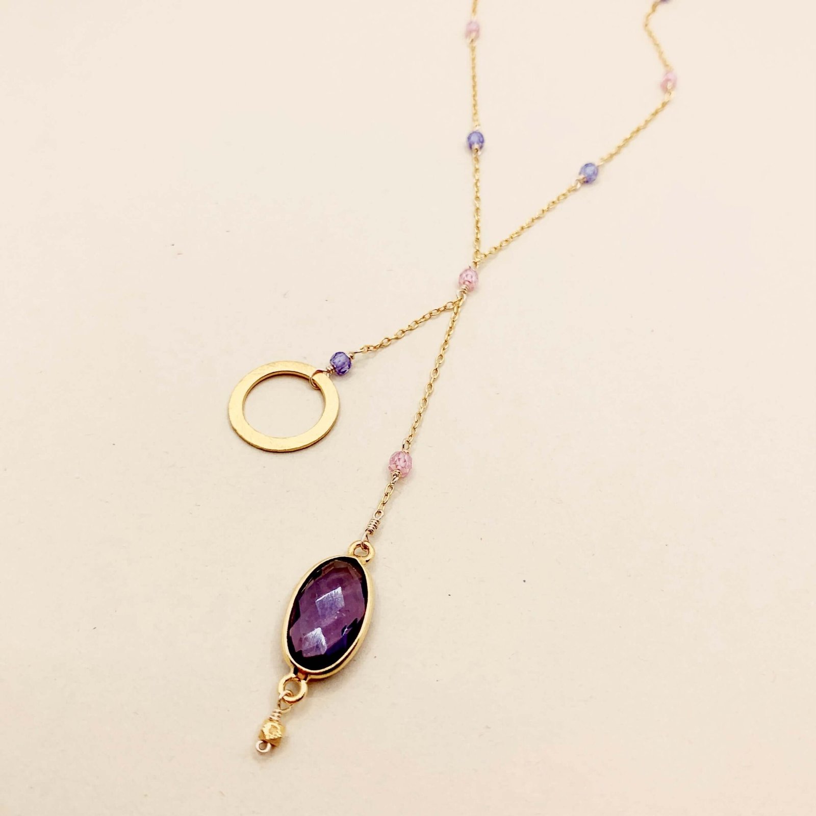 Amethyst Ballet Necklace - Image 2