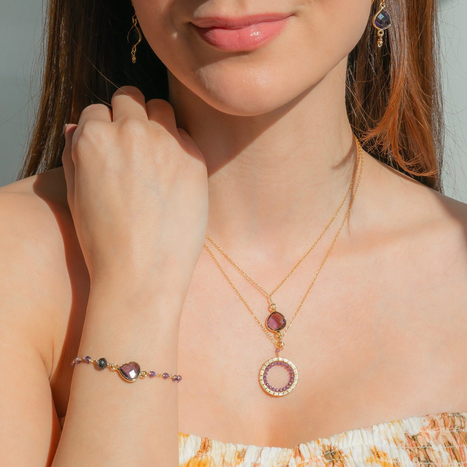 Amethyst Ballet Pendant - Image 2