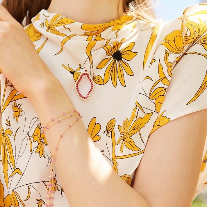 Ruby Quartz Freestyle Pendant Necklace - Image 6